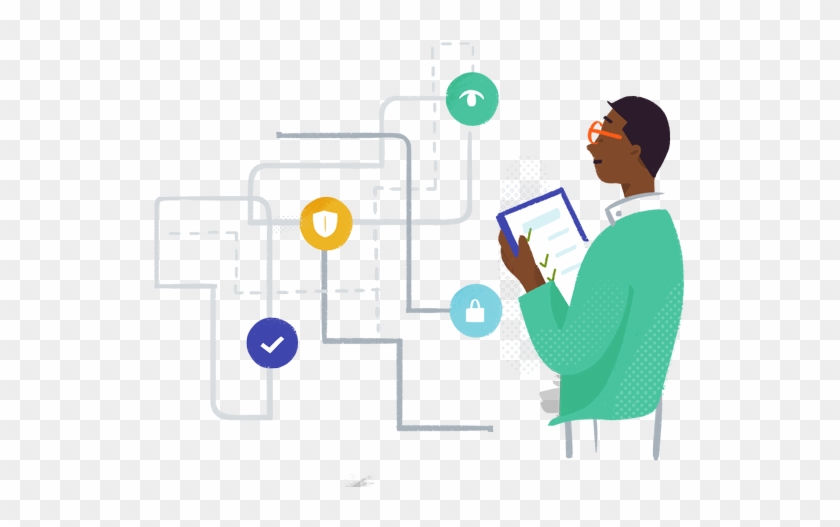 Abstract Illustration Of A Security Dashboard - Abstract #1125937