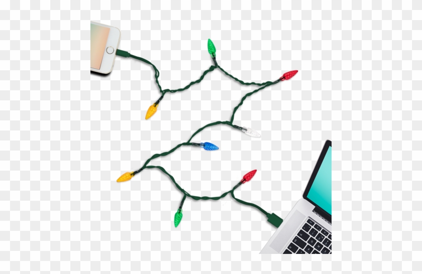 Merry Christmas Led Iphone Charger Cable - Light-emitting Diode #1125975