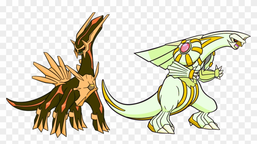 Dialga And Palkia By High Jump Kick - Dialga Drawing #1126013