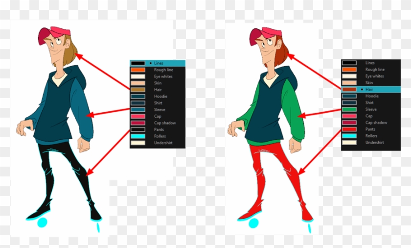 When You Modify The Colour Of An Existing Swatch, It - Palette #1126476