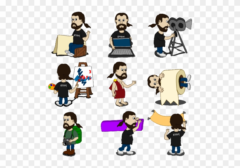Clipart Caricaturas Gente - Caricaturas Svg #1126554