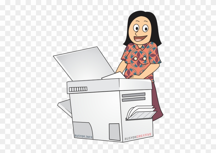 Copier Clipart Image Office Copy Machine Image - Copy Machine Cartoon Png #1126558