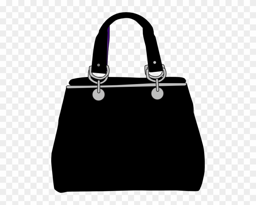 Black - Purse Clip Art #1127769