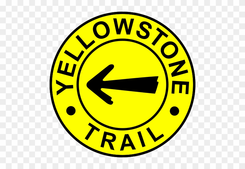 File - Yellowstonetrail - Svg - Circle #1127780