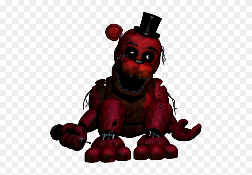 Redbear Sitting By Portalrabbit - Fnaf 2 Shadow Freddy #1127805