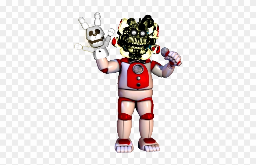 Luigihorror64 9 0 Funtime Redbear By Xn3bula - Fnaf Funtime Freddy No Bonbon #1127816