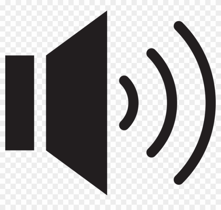 Noise Clipart Horn Speaker - Icone Son Png #1127878