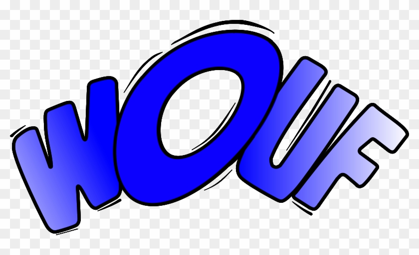 Free Dzooiiing Outlined Free Wouf In Color - Clip Art #1127899