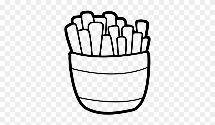 Batata Frita Desenho Para Colorir #1128115