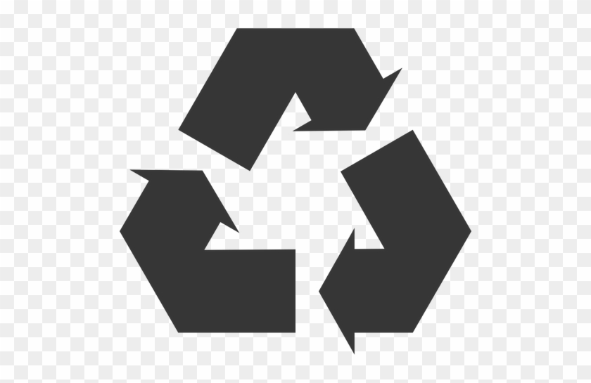 Vector Graphics Of Grey Recycle Symbol - Keep Calm And Recycle #1128446