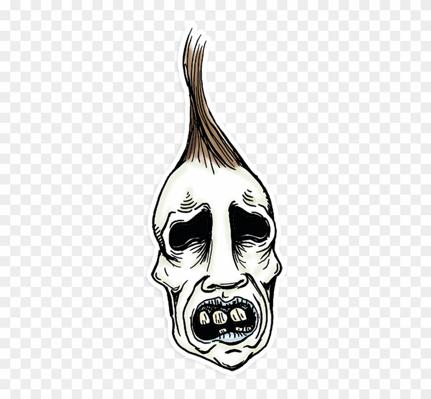 Shrunken Face - Vinyl Sticker - Sticker #1128562