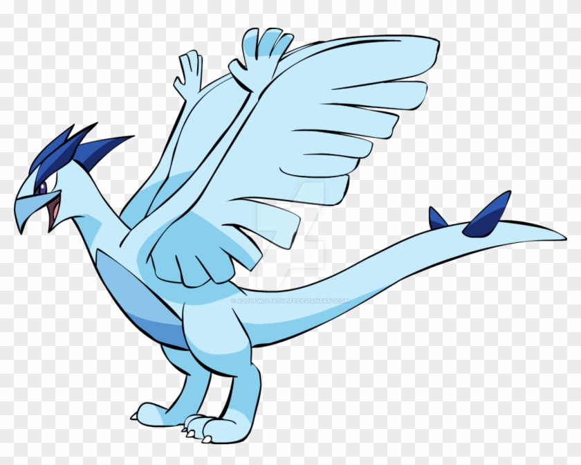 Taken Pokemon Fusion Adoptable Lugia Articuno By Colossalstinker - Pokemon Lugia Fusion #1128711