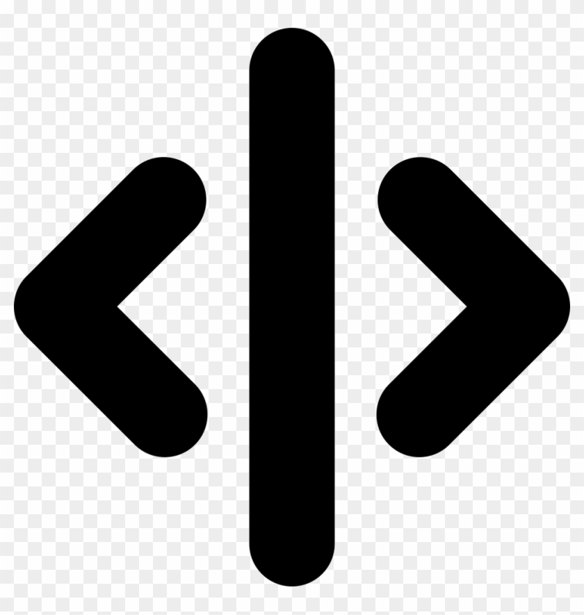 Right And Left Arrows With Vertical Line In The Middle - Separation Icon #1128947