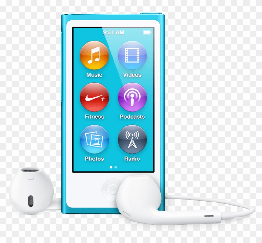 Ipod With Earbuds Clipart - Reset Ipod Nano 6th Generation #1129720