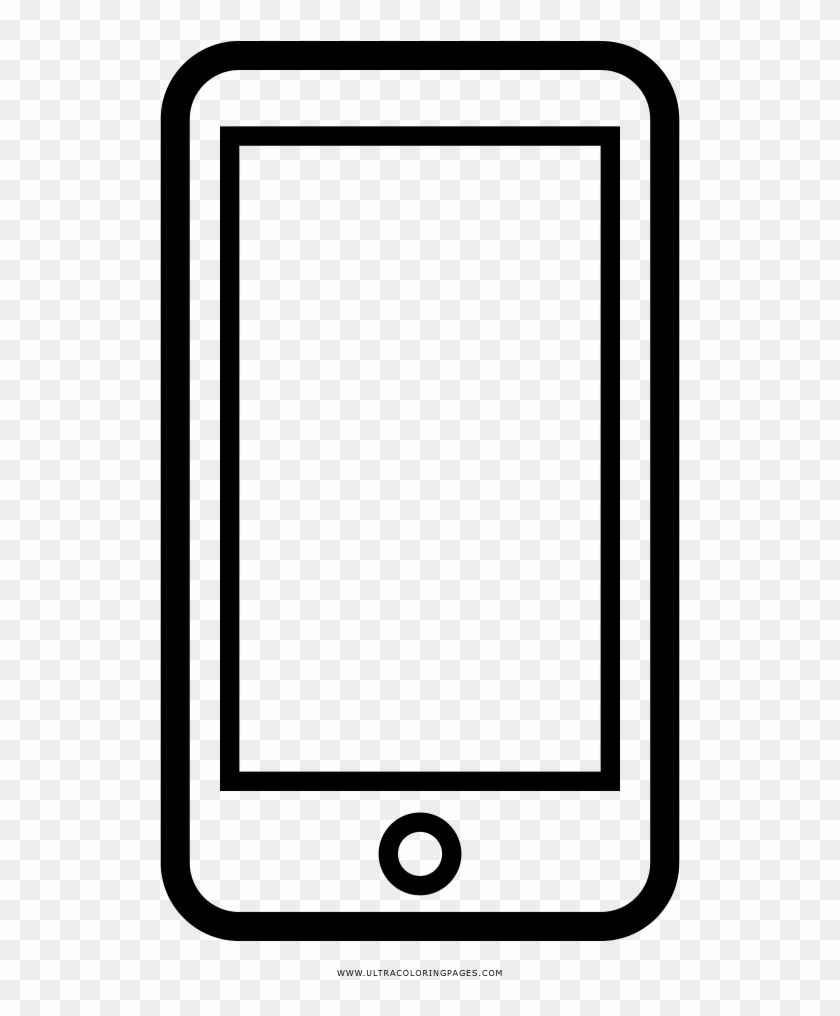 Iphone Coloring Page - Iphones Para Desenhar #1129992