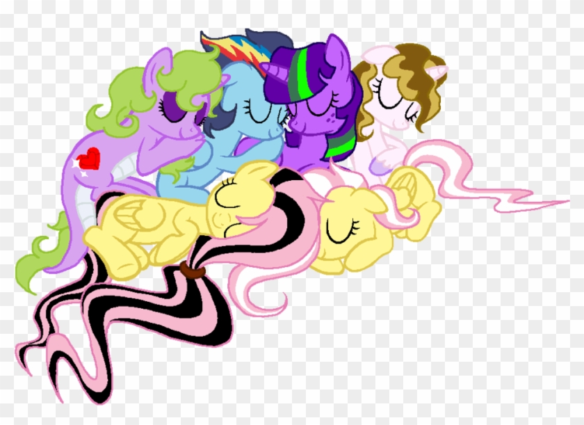 Mlpsleeping - Mlp Base Group Sleeping #1130229