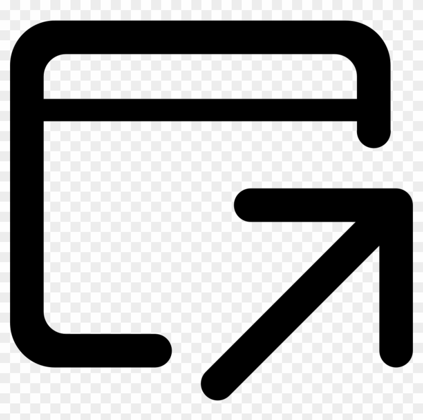 Thick Version Of The New Window Open Comments - The Noun Project #1130366