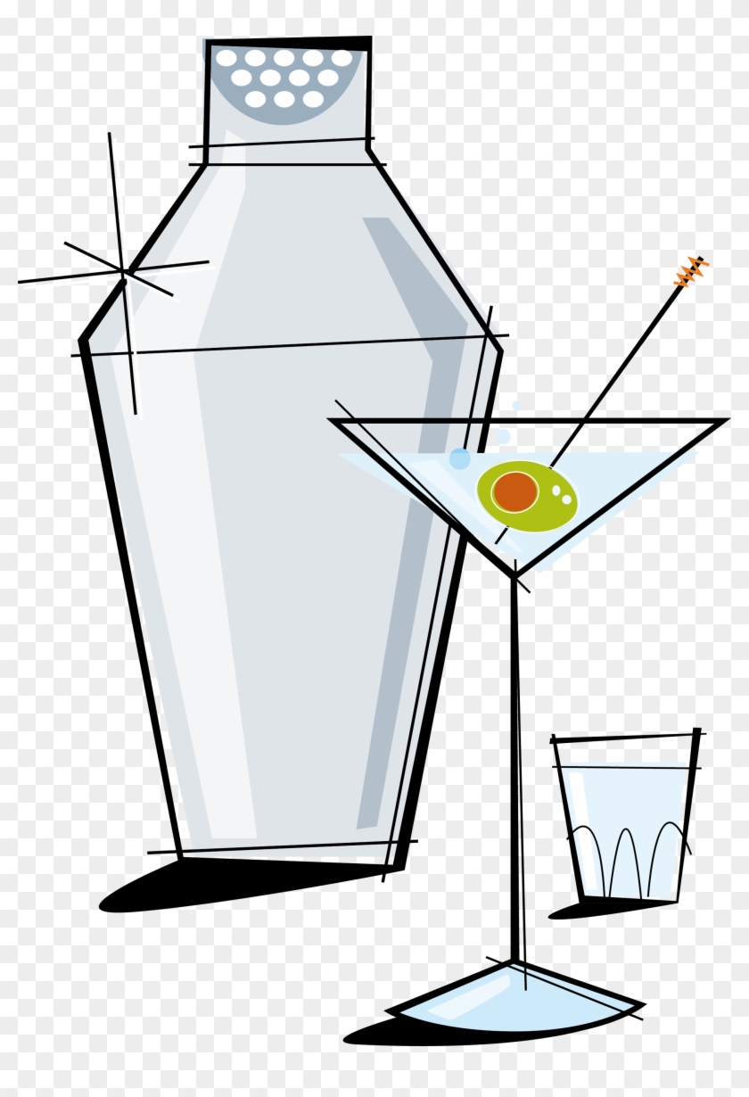 Cocktail Party Dinner Jazz - Cocktail Shaker Cartoon #1130451