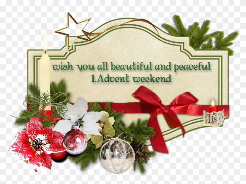 1 Advent Weekwnd By Lis - Merry Christmas Greeting Cards #1130801