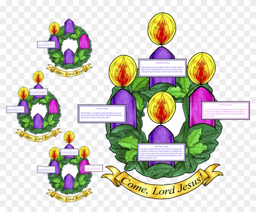 Cutout Advent Wreath - Catholic Advent Wreath Meaning #1130808