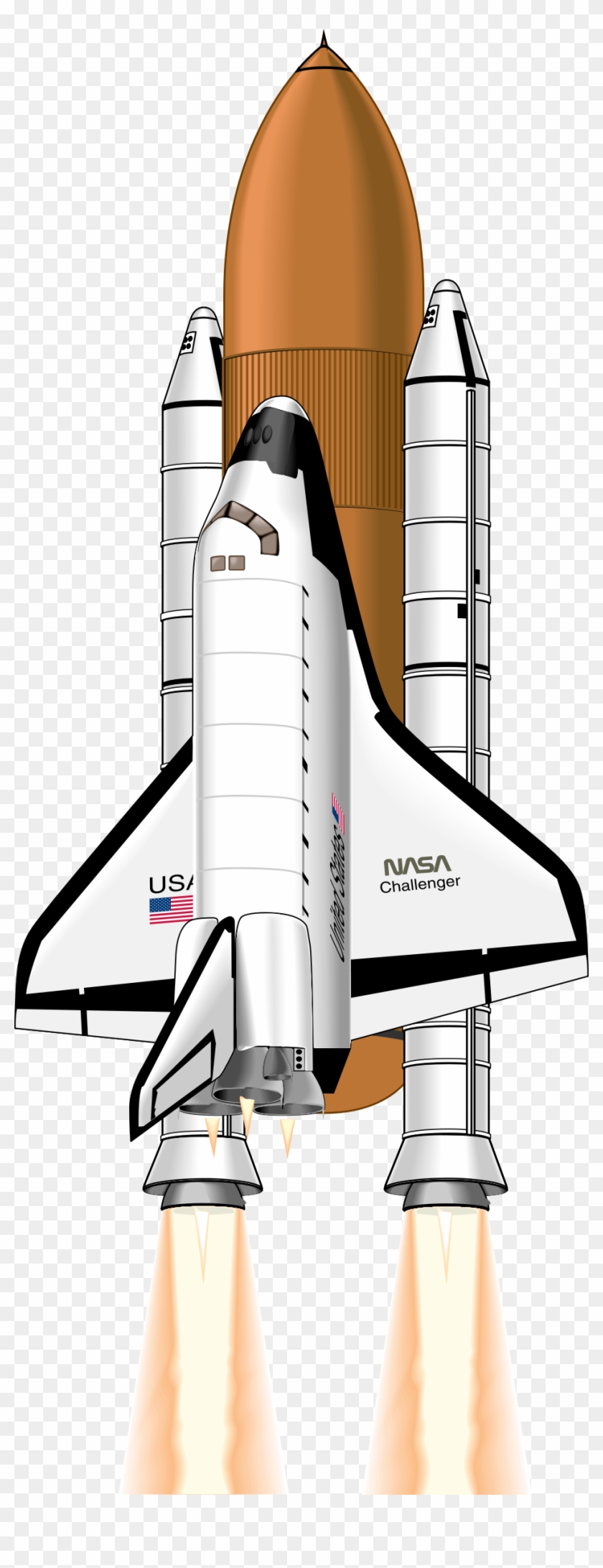 Finest Rocket Clipart Nasa Rocket With Awesome Ufo - Space Shuttle Launch Clip Art #1130951