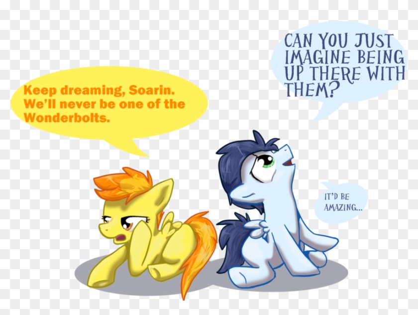 Soarin And Spitfire By Sharkayartist - Mlp Spitfire Ship #1131021