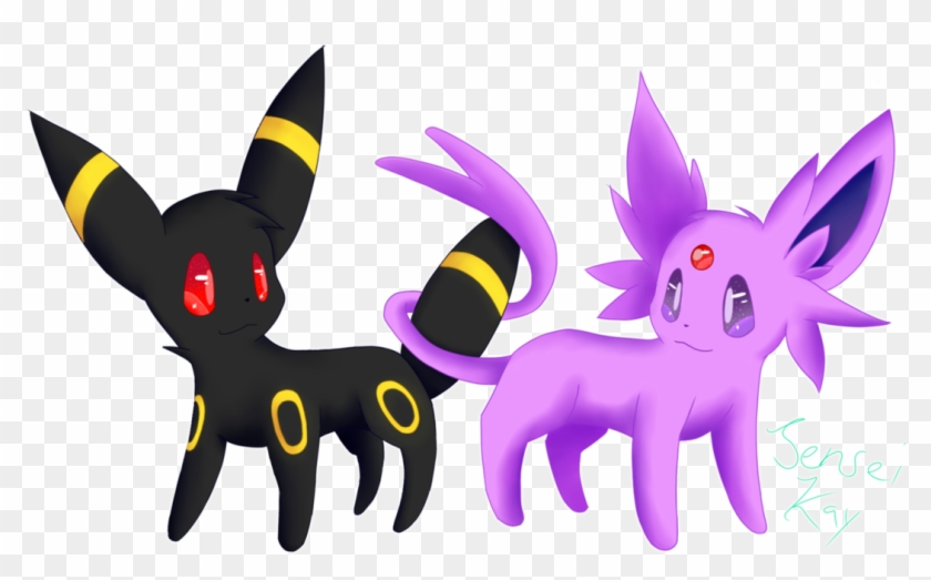 Espeon/umbreon Drawing By Aeromiko On Deviantart - Draw Espeon And Umbreon #1131261