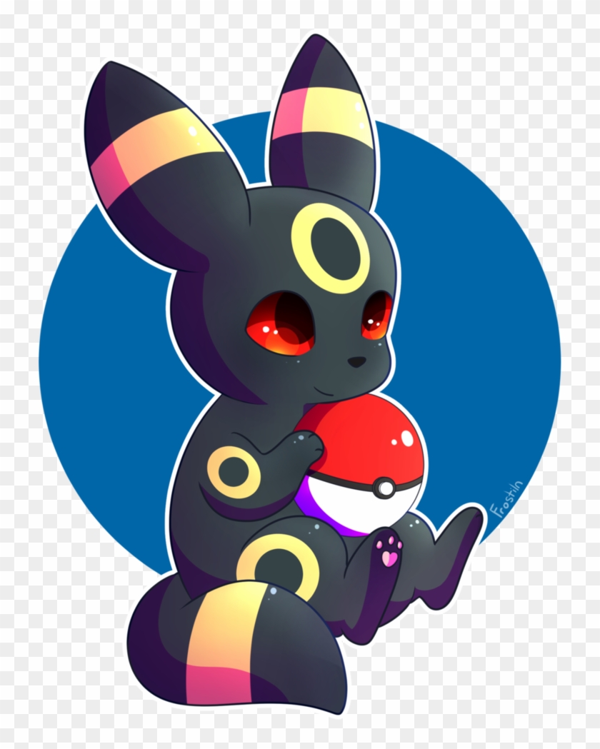 Umbreon Chibi By Frostiln - Cartoon #1131695