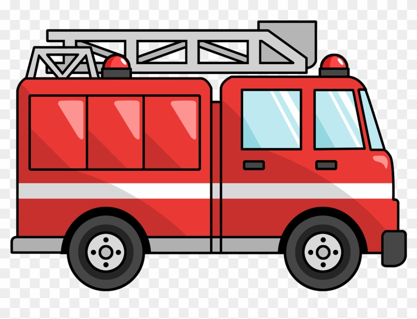 Fire Truck Clip Art Free - Fire Truck Clipart #1131862