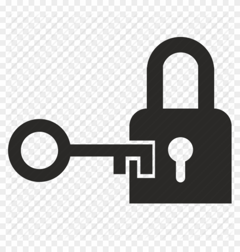 Clip Art Graphic Of A Door Knob And Keys - Key Open The Door #1132640