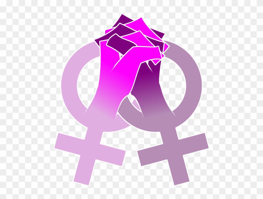 Open Source Women Back Each Other Up Artwork - Pink Feminism Transparent Background #1132820