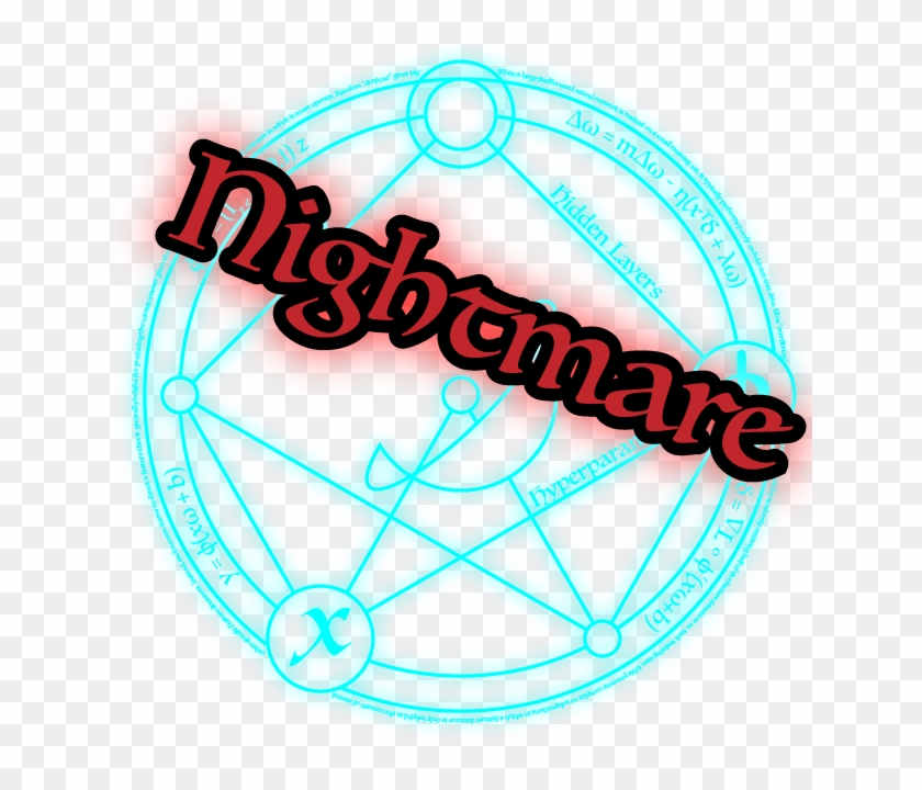 Nightmare - Calligraphy #1132842