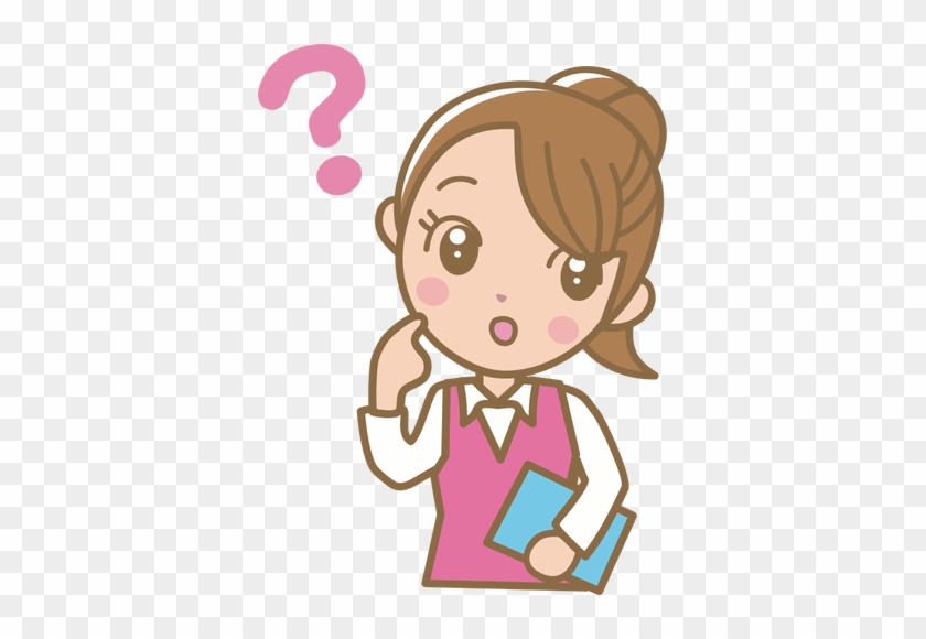 Perplexed Female - Cartoon #1132869