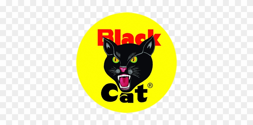 Riverside Fireworks- Where Everything Is Always Buy - Black Cat Fireworks Logo #1133383