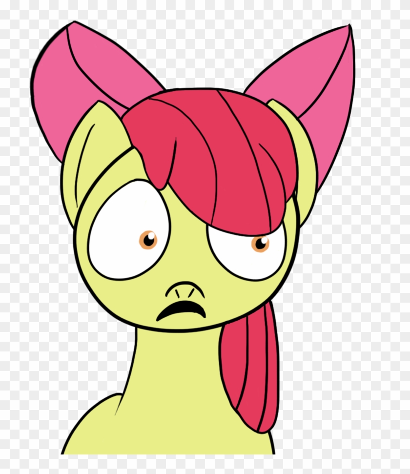 Applebloom Scared Applebloom S Scared Out Her Mind - Cartoon #1133401