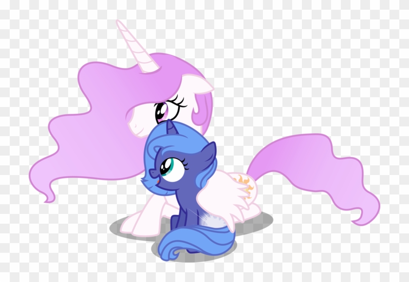 Filly Celestia And Luna By Artist Jordila Forge - My Little Pony Princess Celestia And Luna #1134376