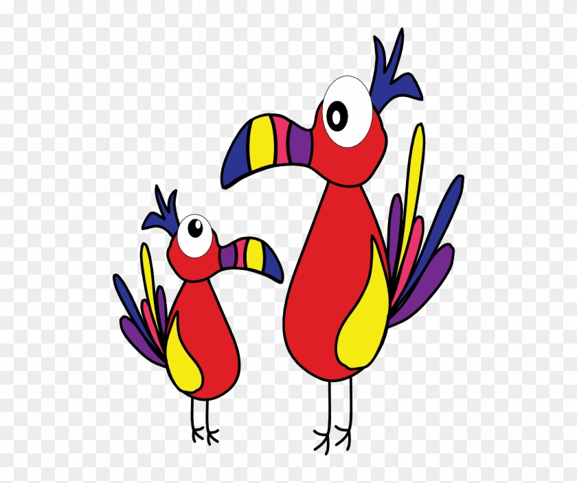 Clown Birds - Cartoon #1134587