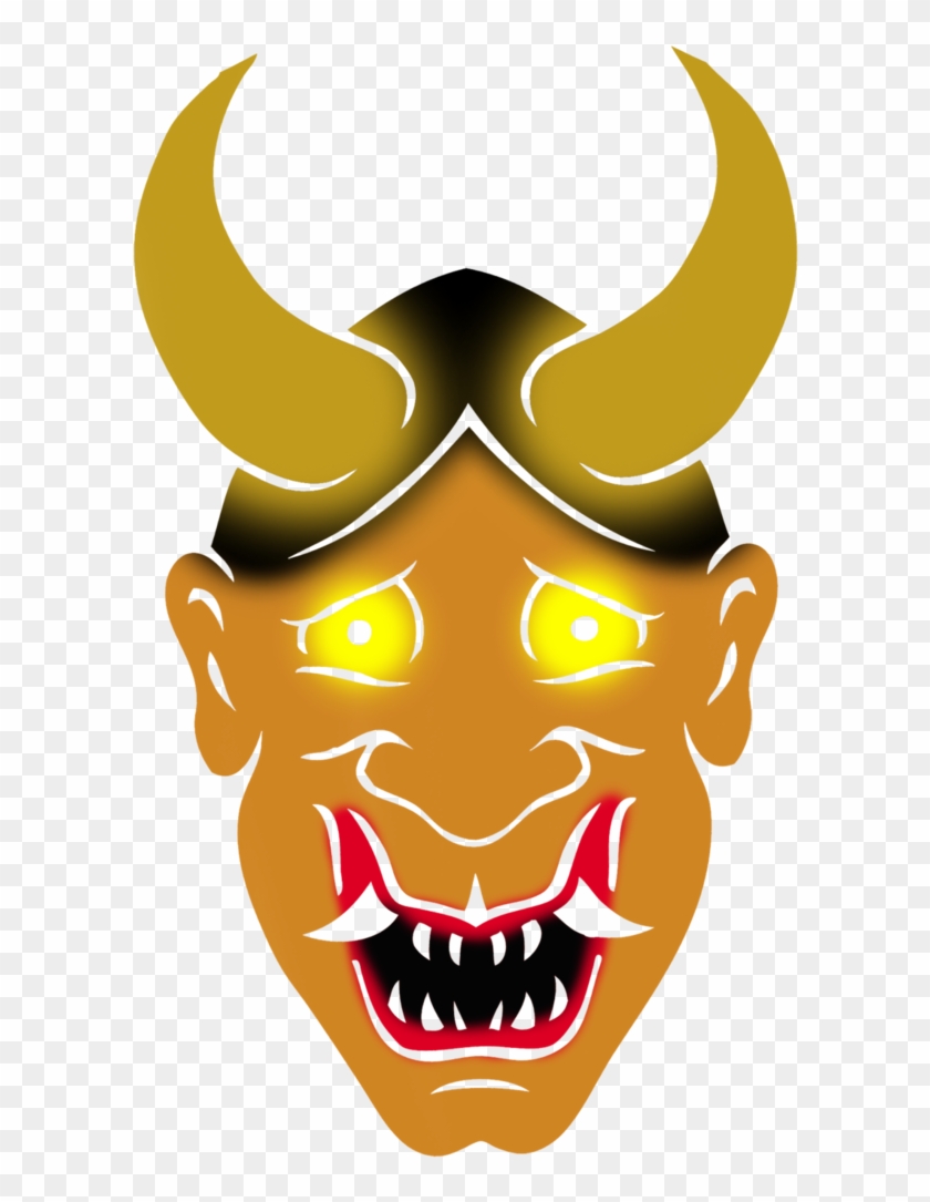 Hannya Mask Kirigami By Nathanom - Hannya Mask Kirigami By Nathanom #1134684