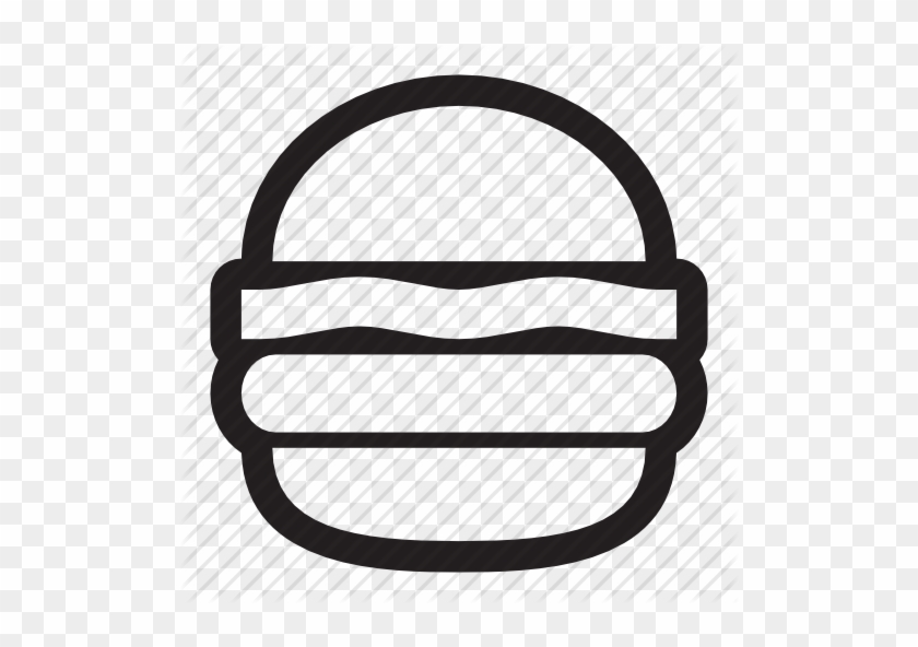 Veggie Burger Clipart Black And White - Font Awesome Food Icon #1134961