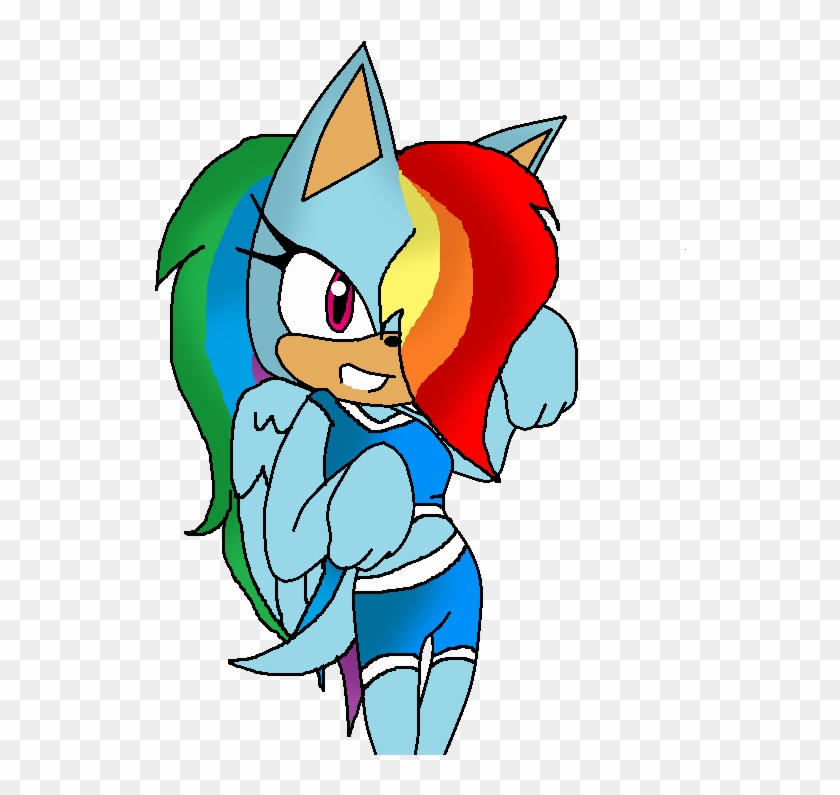 Google Search "[your Name] The Hedgehog" And Post The - Rainbow Dash The Hedgehog #1135008