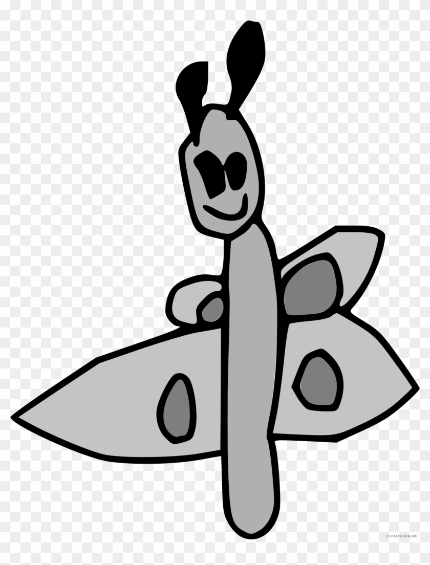 Butterfly Huge Animal Free Black White Clipart Images - Cartoon #1135184