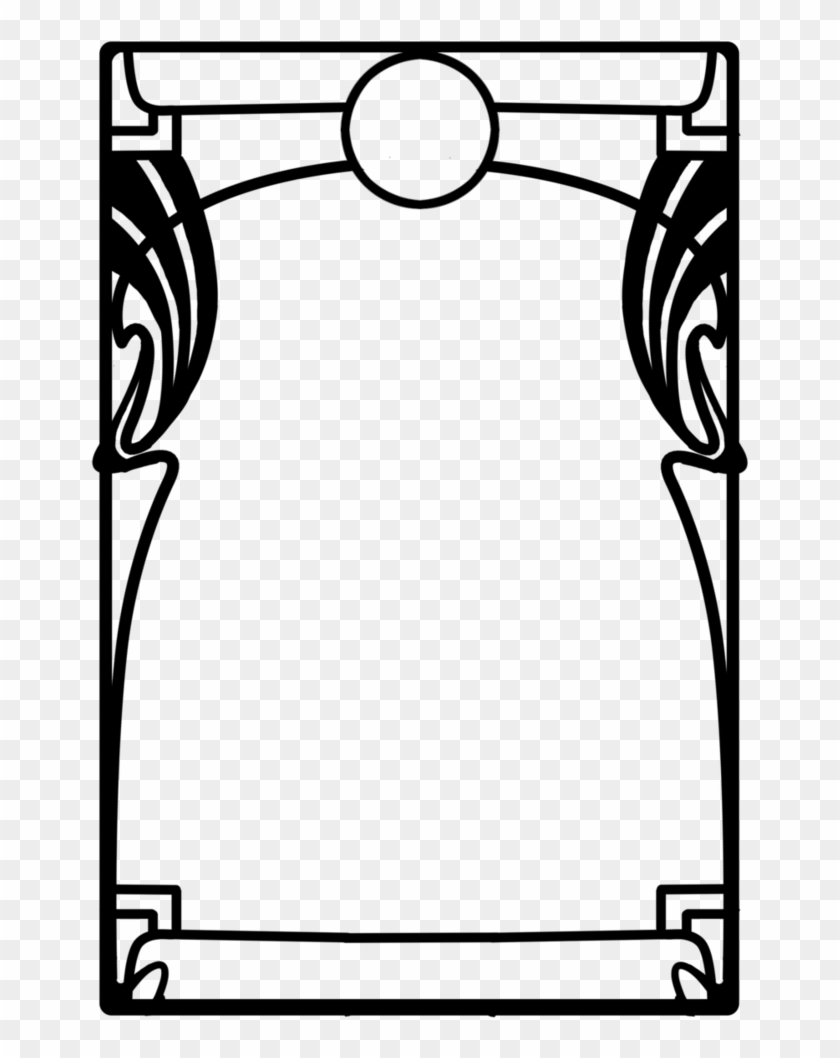 Art Nouveau Art Deco Picture Frames Clip Art - Art Deco Png Frame #1135764