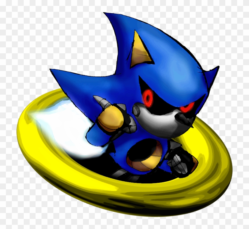 Metalsonic - Megadrive Md Genesis Reproduction Metal Sonic Hyperdrive #1135829