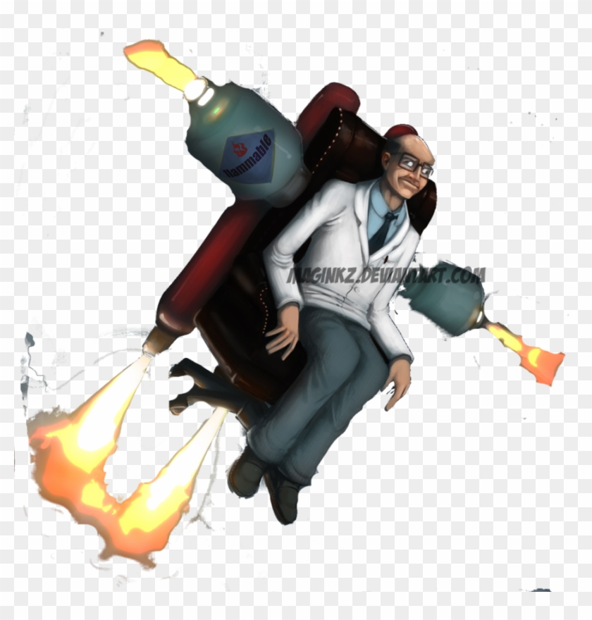 Cientista Na Cadeira-foguete Garry's Mod Renderpng - Garry's Mod Render Png #1135830