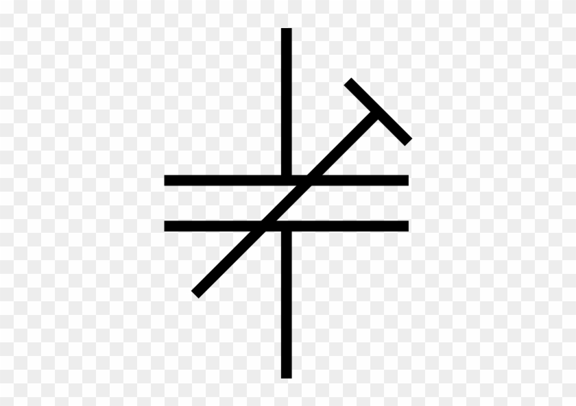 Electronic Symbol For A Capacitive Trimmer - Variable Capacitor Trimmer Symbol #1135952