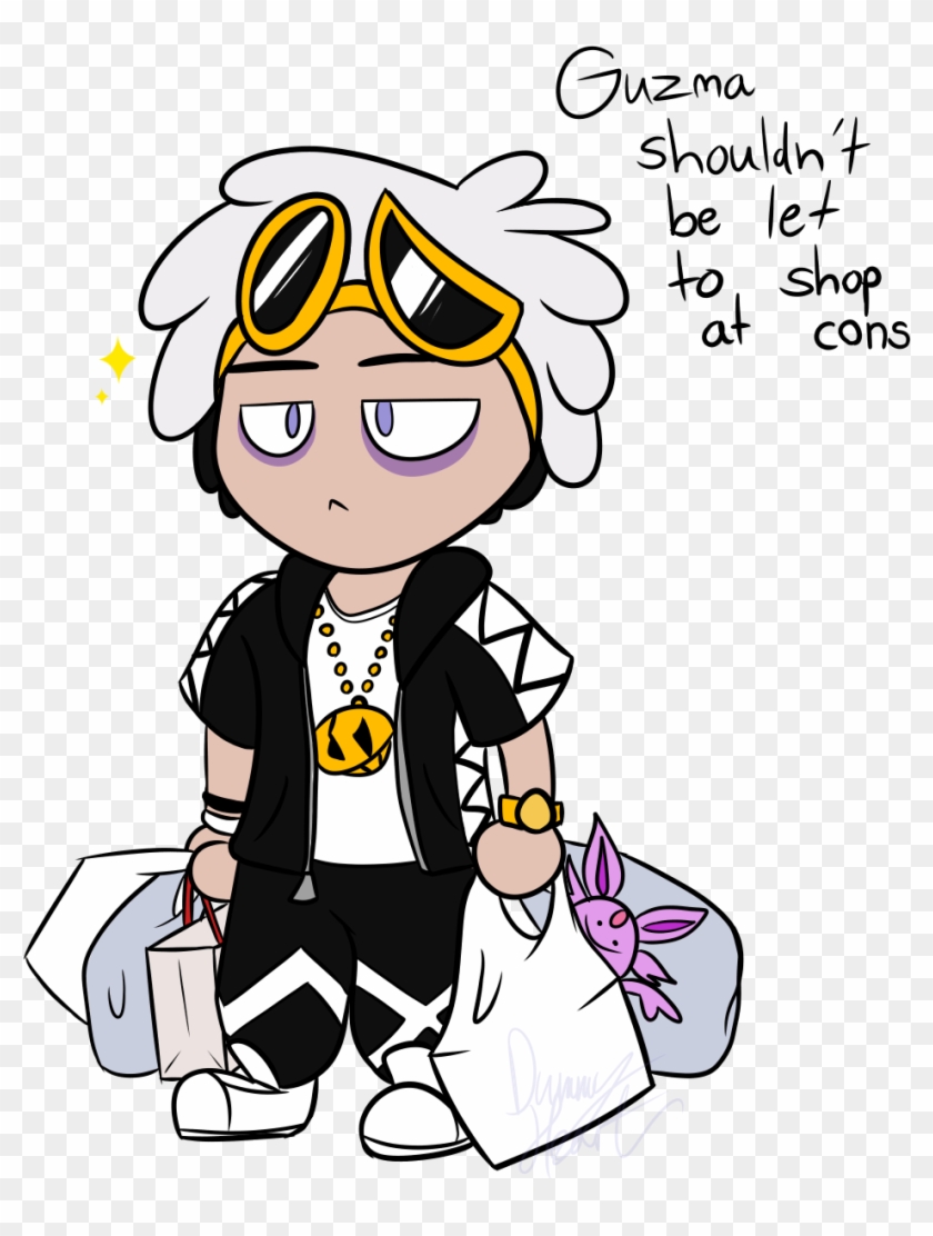 Guzma At Desucon - Cartoon #1136336