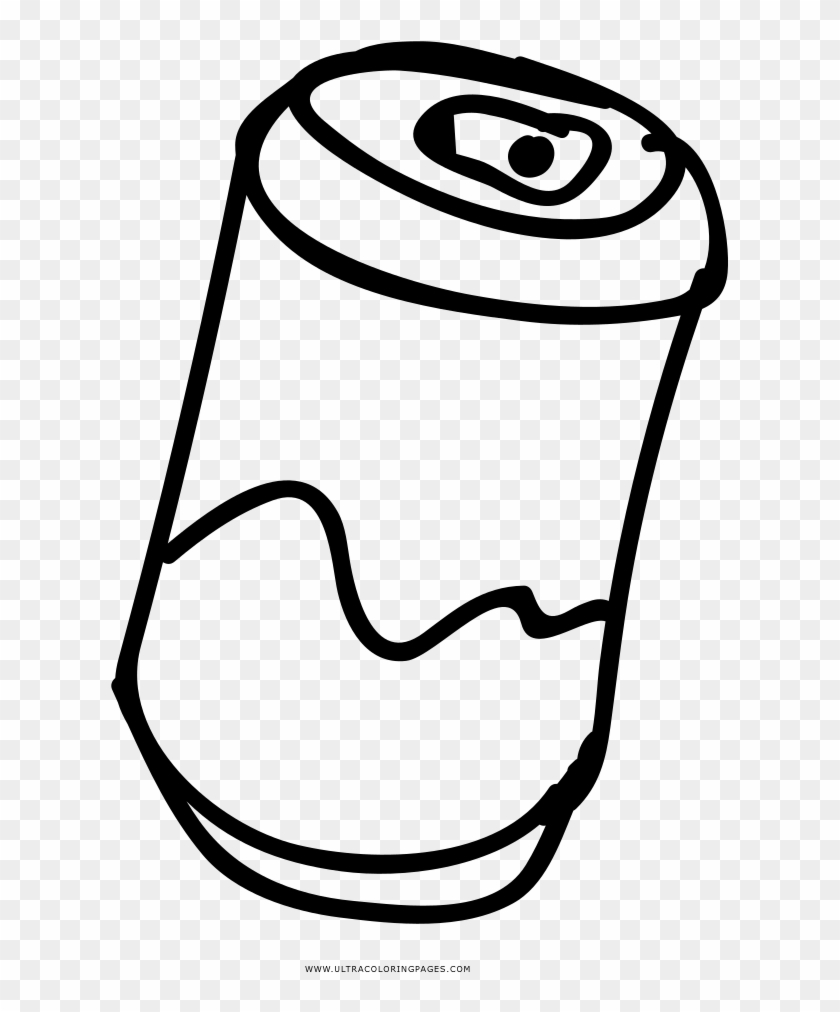 Soda Can Coloring Page - Lata Para Colorear #1136601