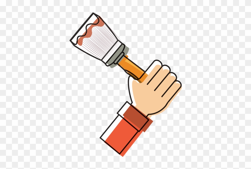 Paintbrush Clipart Transparent - Illustration #1136969