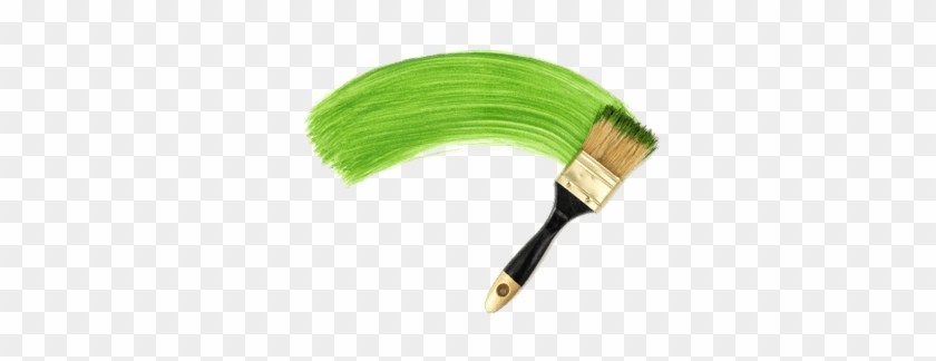Green Line Paint Brush - Png Transparent Brush Paint #1136973