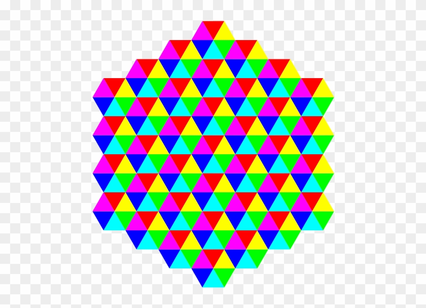 Hexagonal Triangle Tessellation Png Images - Hexagonal Tessellation #1136977